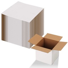 Calenzana 5x5x5 Inches Shipping Boxes Set of 50, White 5x5x5,