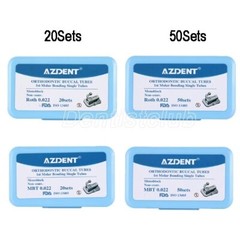 AZDENT Dental Orthodontic 1st Molar Buccal Tubes Bondable Non-Conv Roth/MBT .022