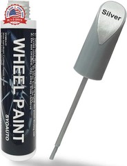 Silver Rim Touch Up Paint Scratch Repair Pen for Alloy Wheels 90% Match for Car
