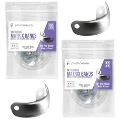 Dental Metal Matrices Sectional Molar Matrix Refill Soft Band (Choose Size/Qty)