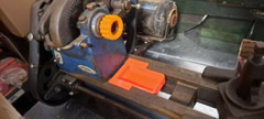 Atlas Craftsman Metal Lathe 1-1/2 x 8 TPI Spindle Thread Protector ORANGE