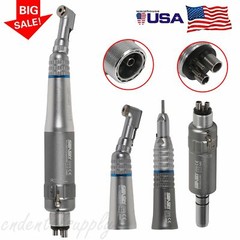 SEASKY Dental Slow Speed Latch Contra Angle Straight Air Motor 2H/4H EX203 Ir