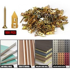 200 Pcs Self Drilling Drywall Anchors with Screws Kit, Metal Expansion Bolt f…
