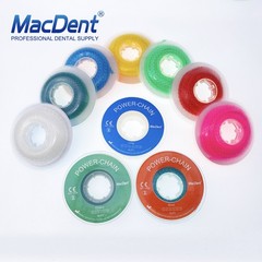 Dental Ortho Elastic Power Chain Rubber Bands Long/Short/Continuous 44 Colors