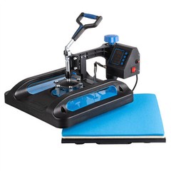8 in 1 Heat Press Machine 15″x15″ 30OZ Tumbler Sublimation T-shirt Mug Hat Plate