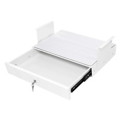 Under Desk Pull-out Drawer Storage Tray with Lock for Desk Organization Office