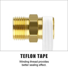 20PCS Brass Compression Tube Fittings, 1/4″ OD Connectors for Plumbing & HVAC