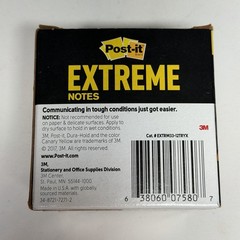 Post-it Extreme Water-Resistant Self-Stick Notes Multi-Color 3×3 12 Pads 540