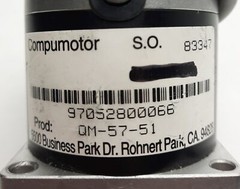 Parker QM-57-51 Compumotor Hybrid-Stepper Motor, 90-130VAC, NEMA 23, 65oz-in
