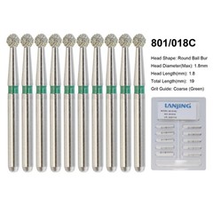 Dental Round Diamond Bur FG Pear Round End Taper Football Egg Barrel High Speed