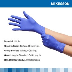 McKesson Confiderm Nitrile Exam Glove – 250 per Box