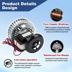 Blower Motor 6314894, 6318358 Silver for Goodman 0131G00000PS, 0131G00000P