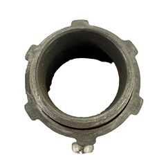 NEER TC-503 1″ EMT Set Screw Connector w/ Locknut, Die Cast Zinc