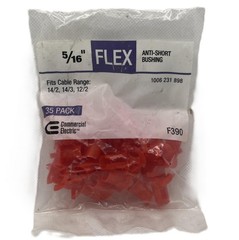 5/16 in Flexible Metal Conduit FMC Anti-Short Bushings Electrical 3/35 Pack