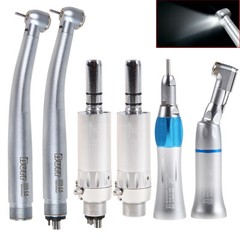 NSK Style Dental LED E-generator High low Speed Handpiece 2/4 Hole Turbine kv