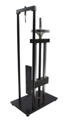 500N Vertical Screw Test Stand with Push/Pull Force Gauge 0-50kg 0.4″ Stroke