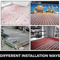 VEVOR 3/4″ x 500ft PEX Tubing Oxygen Barrier O2 EVOH Red Floor Radiant Heat