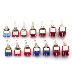 Toggle switch shake head arm unplug MTS-102 202 Self-reset two second third gear