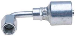 12G-12FJX90S MegaCrimp Coupling Female JIC 37 Flare Swivel – 90 Bent Tube