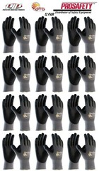 12 PR. 34-874 MaxiFlex Ultimate Foam Nitrile Grip Coated PROTECTIVE WORK GLOVES