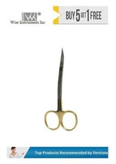 Dental Surgical Scissor LaGrange Scissor Curved, 11.5cm T/C by Wise instruments