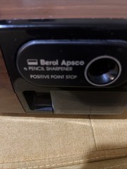 Berol Apsco Electric Pencil Sharpener Positive Point Stop 009040 Japan Tested/🎁