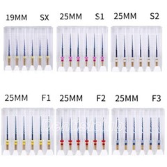 Dental Engine Use Rotary Heat Activated Canal Root Endodontic Files 25mm/19mm