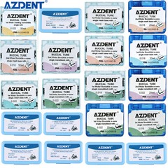 AZDENT Dental Orthodontic Buccal Tubes 1st 2nd Molar Tube Roth MBT 022 Bondable