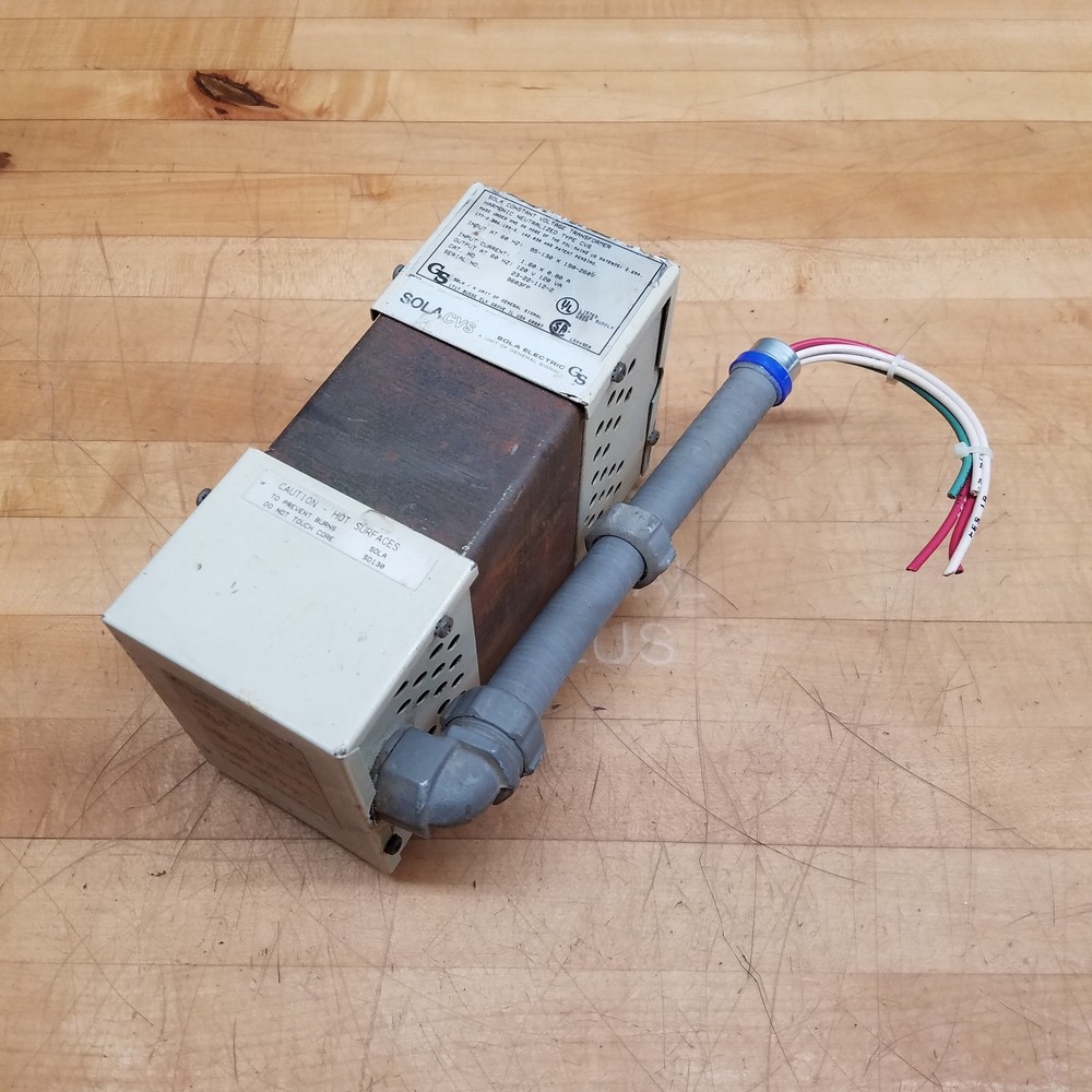 Sola 23-22-112-2 Constant Voltage Transformer, 95-130 x 190-260V In, 120V 120Va