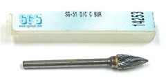 1/4″ SG-51 Carbide Double Cut Burr SGS 14253
