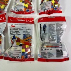 3M Performance Plus Universal Wire Connector Blue/Gray, Red/Yellow 30Pk Lot (6x)
