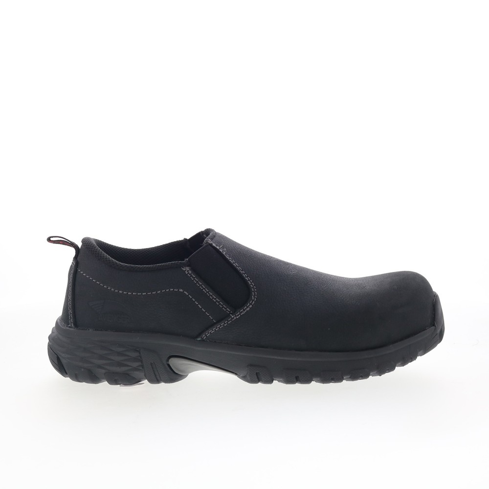 Avenger Flight Slip-On Composite Toe SD10 SR SF Womens Black Work Shoes