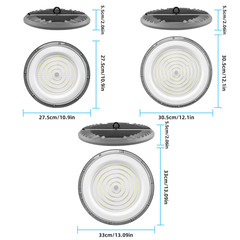 20Pcs 500W UFO Led High Bay Light Commercial Industrial Warehouse Garage Light