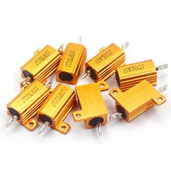 RX24 5/10/25/50/100/200/300/500W Power Golden Aluminium Wire wound Resistors