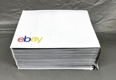 Lot of 25 – Padded Bubble Mailer 8.25” x 11” with eBay Color Logo