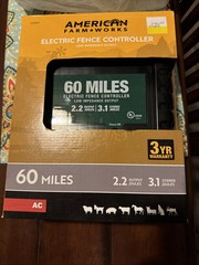 American Farm Works Electric Fence Controller 60 Miles