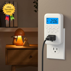 Watt Meter Plug with Backlight, Plug-In Socket Power Meter Electricity Usage Mon