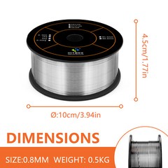 ER5356 0.5KG MIG Welding Wire Aluminum- Gas, 1lb for DIY Maintenance Tasks HOT