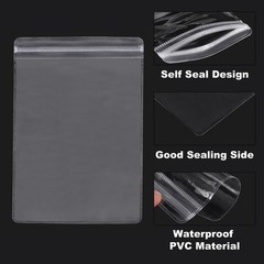 100pcs Jewelry Bags 3.9 x 5.9 Inch for Jewelry Packaging Transparent