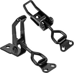 2 PCS Black Toggle Latch Clamp 300Lbs Heavy Duty Adjustable Pull Latch – Quick R