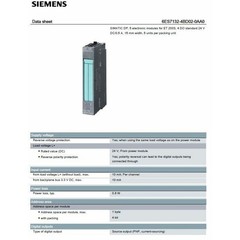 New Siemens SIMATIC DP5 electronic module 6ES7132-4BD02-0AA0 6ES7 132-4BD02-0AA0