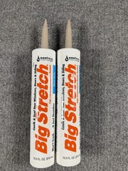 2 Sashco 10026 Big Stretch Caulk Slate Gray 10.5-ounce