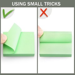 20 Pads Notes 10 Colors 1.5 x 2 Inches Small Post It Notes 100 Sheets