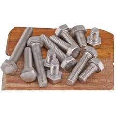 M10 x 1.25 Fine Thread Stainless Steel Hex Head Bolts Hexagon Cap Screws DIN 933