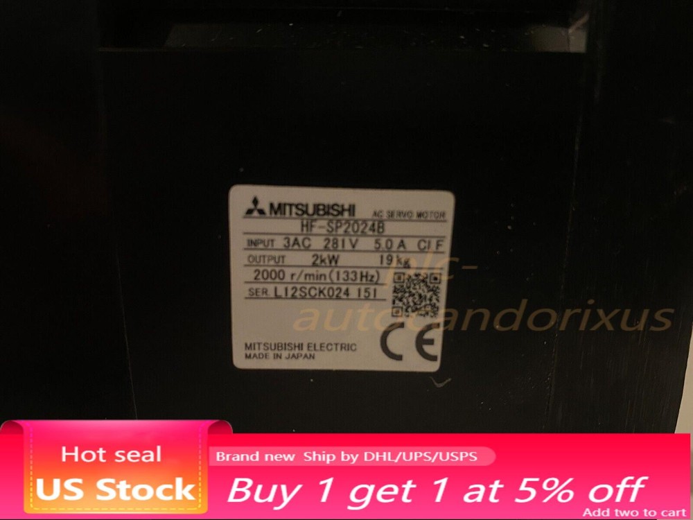 Mitsubishi HF-SP2024B One New HFSP2024B Servo Motor Expedited Shipping