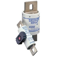 Mersen A50qs400-4 Semiconductor Fuse, 400A, Fast-Acting, 500V Ac, Bolt-On