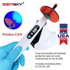 Dental LED Luz de Curado Lampara 1400mW fit LED-B SEASKY WOODPEX NEW