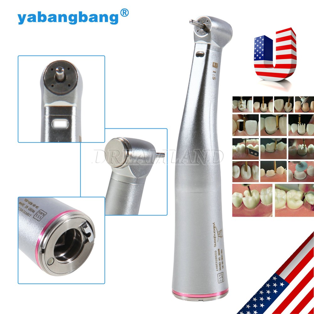 1:1/1:4.2/1:5 Contra Angle Fiber Optic LED Handpiece NO-LED Contra Angle Dental