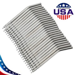 50 Pcs Dental Metal Spray Nozzles Tips For 3 Way Air Water Triple Syringe USA