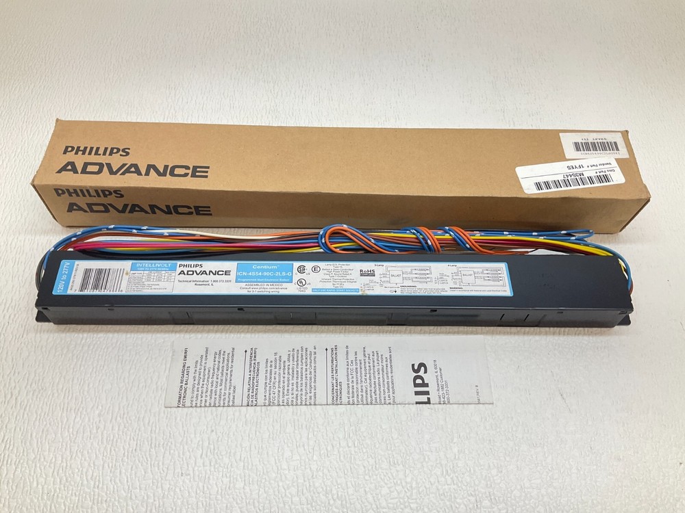 Phillips Advance ICN-4S54-90C-2LS-G Centium Ballast 120-277 V New (VT)